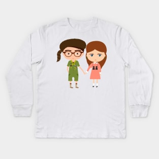 Moonrise kingdom Kids Long Sleeve T-Shirt